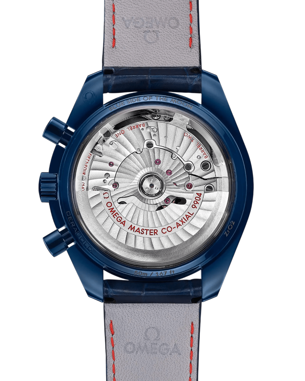 Omega Speedmaster Moonphase Chronograph 44.25mm Blue Side of the Moon Aventurine - Image 3